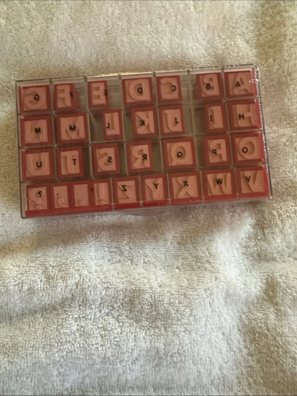 Lakeshore uppercase alphabet